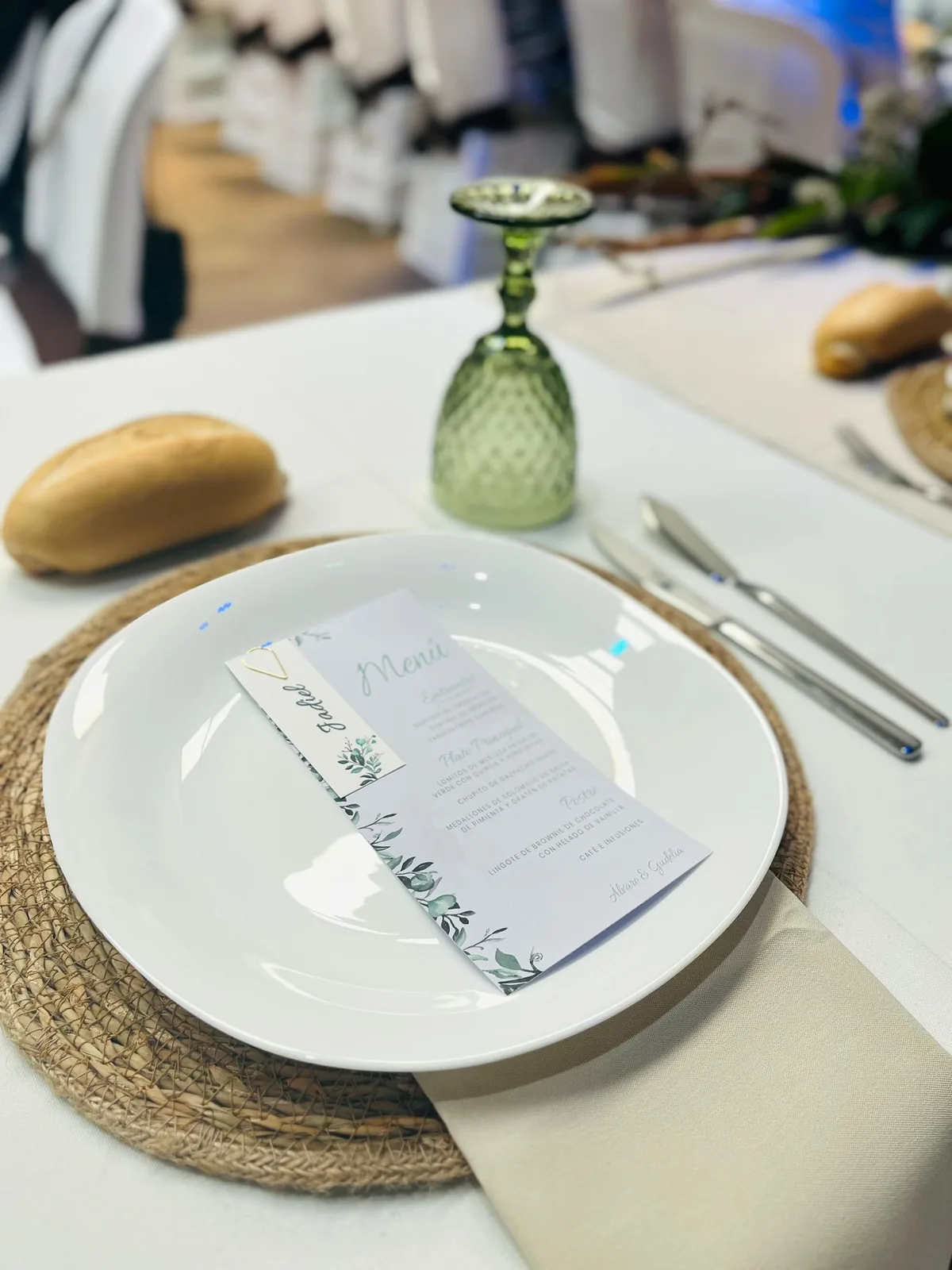 Montaje de mesa para celebración